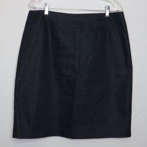 New York & Company*‎ Women's 6" Slit Black Pencil Skirt~ Size 12